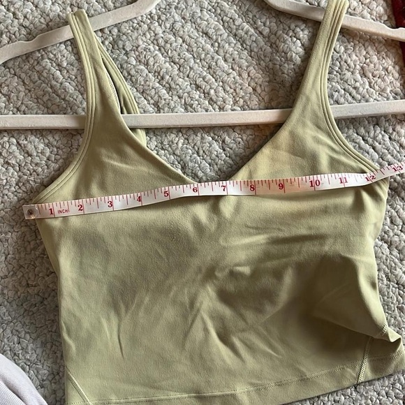lululemon athletica Women's Light Olive tank top - Picture 4 of 5